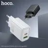 Зарядний пристрій HOCO N63 USB-C PD30W + USB QC3.0 black (6942007644358) зображення 4