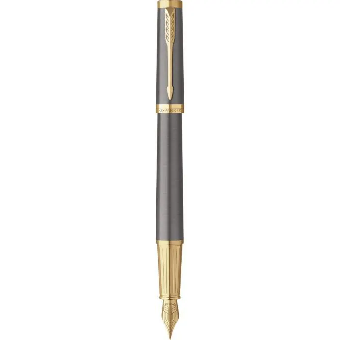 Ручка пір'яна Parker INGENUITY Grey Lacquer GT  FP F (60 411)