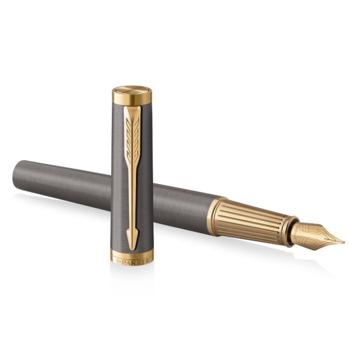 Ручка пір'яна Parker INGENUITY Grey Lacquer GT  FP F (60 411) зображення 3