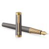 Ручка пір'яна Parker INGENUITY Grey Lacquer GT  FP F (60 411) зображення 3