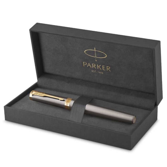 Ручка пір'яна Parker INGENUITY Grey Lacquer GT  FP F (60 411) зображення 5