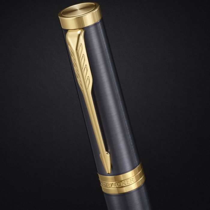 Ручка пір'яна Parker INGENUITY Grey Lacquer GT  FP F (60 411) зображення 8