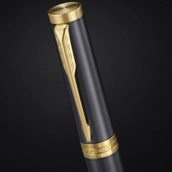 Ручка пір'яна Parker INGENUITY Grey Lacquer GT  FP F (60 411) зображення 8