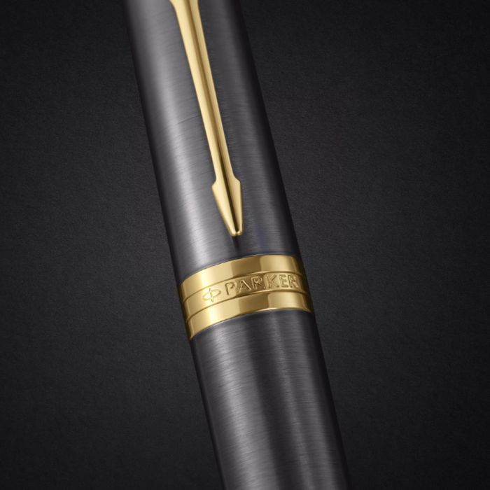Ручка пір'яна Parker INGENUITY Grey Lacquer GT  FP F (60 411) зображення 9