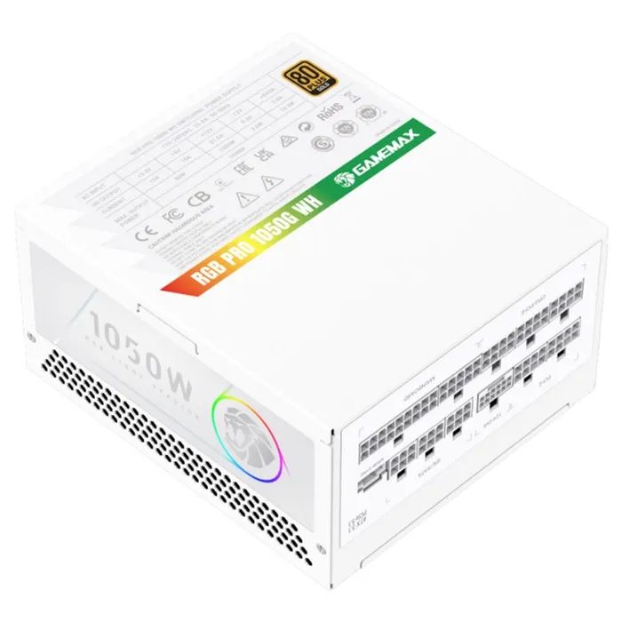 Блок живлення Gamemax 1050W (RGB PRO 1050G WH) зображення 11