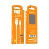 Дата кабель USB 2.0 AM to Lightning 1.0m 2.4A silicone white Denmen (DM-D42L-WH) изображение 3