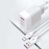 Зарядное устройство XO 1xUSB QC3.0 18W + 2xUSB 2.4A + cable USB-C white (L72-TC-WH) изображение 6
