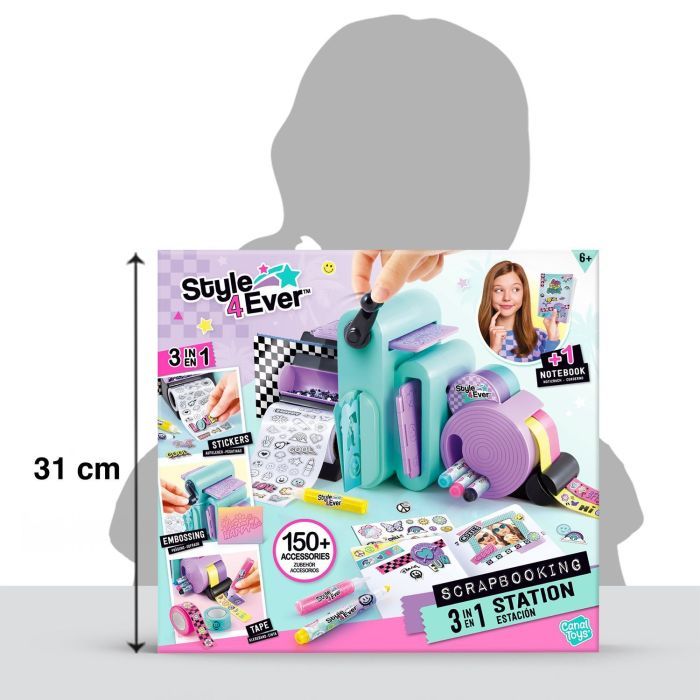 Набір для творчості Canal Toys DIY Style 4 Ever Фабрика скрапбукінгу (OFG275) зображення 12