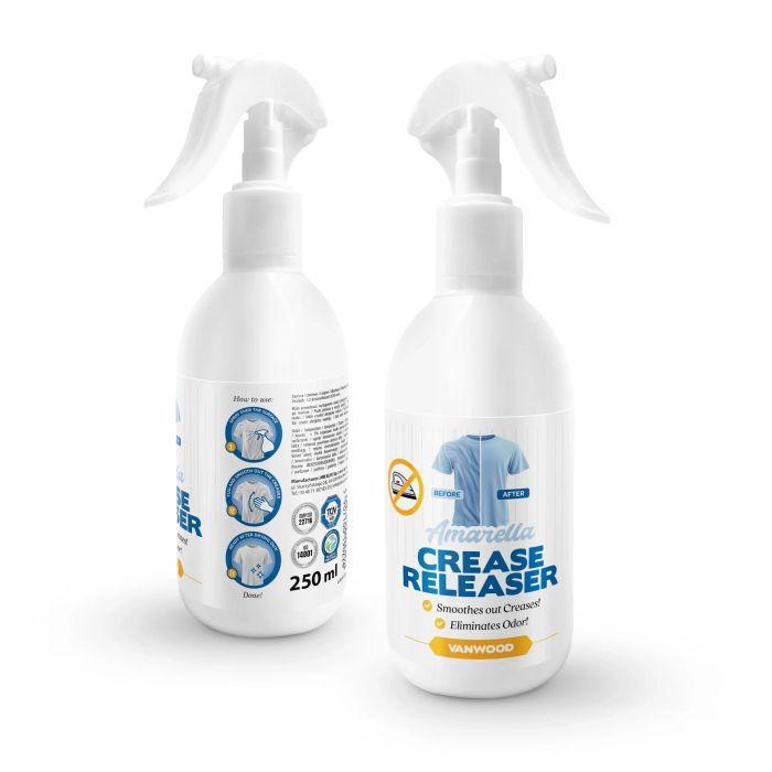 Средство для глажения Amarella Утюг-спрей разглаживатель складок Vanwood 250 мл (5907100190226) изображение 2