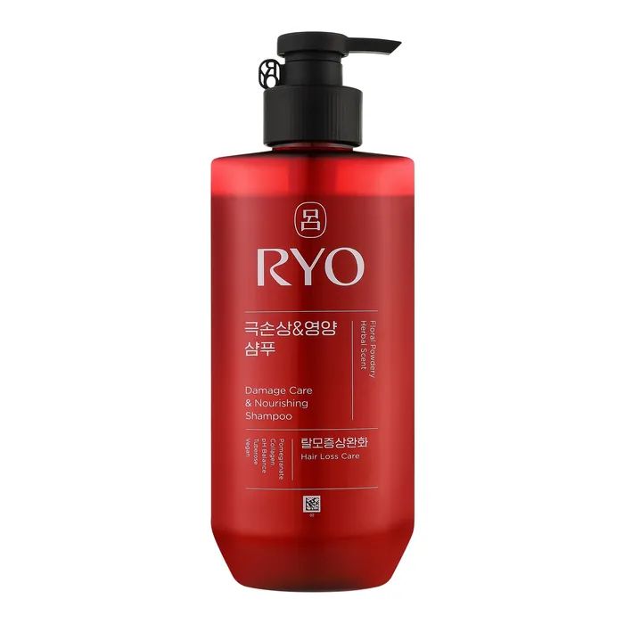 Шампунь Ryo Damage Care & Nourishing Shampoo 480 мл (8809803590297)