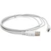 Дата кабель USB 2.0 AM to Micro 5P 1.5m white Voltronic (YT-AM/Mc-1.5Wt/20128)