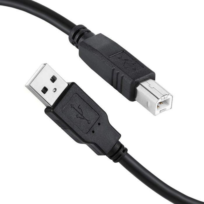 Кабель для принтера USB 2.0 AM/BM 2.0m black ColorWay (CW-CBUB072-BK) зображення 2