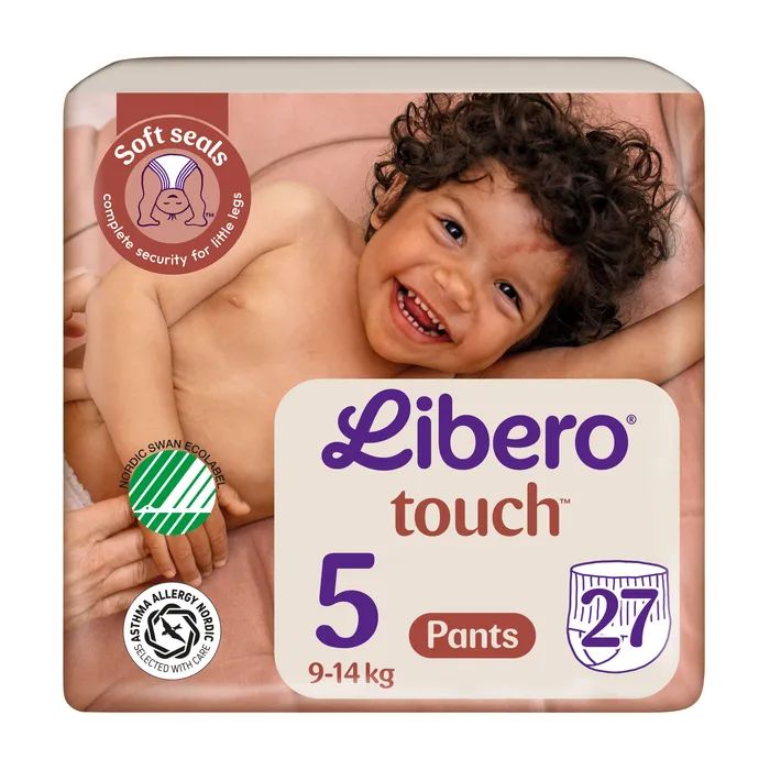 Подгузники Libero Touch Pants Розмір 5 (9-14 кг) 27 шт (7322542265109)