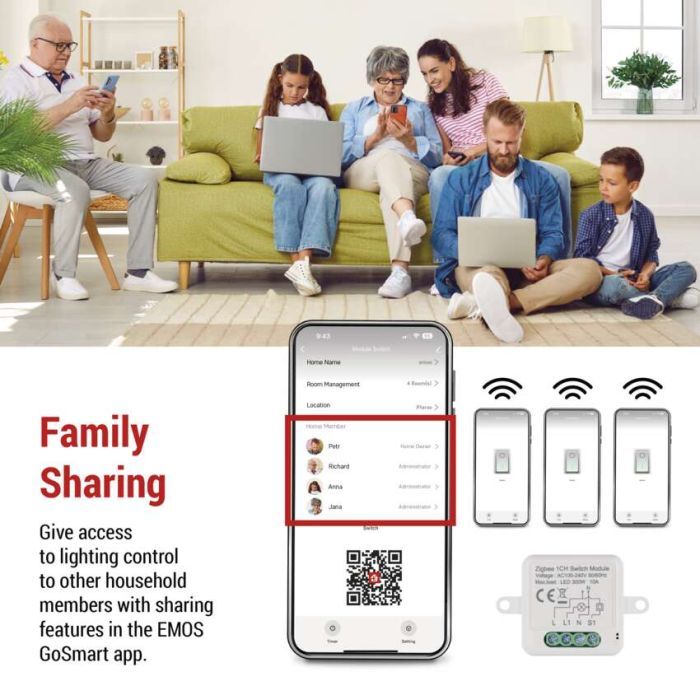 Модуль управління розумним будинком EMOS H5101 ZigBee 3.0 1-Channel (H5101) зображення 10