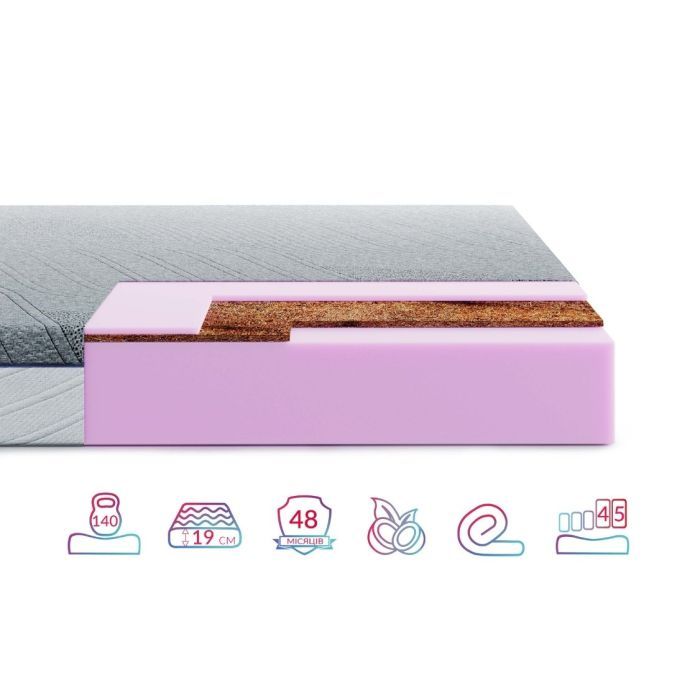Матрац Highfoam Bellagio Primo, ортопедичний, двосторонній 200 х 200 см (4820001339437) зображення 8