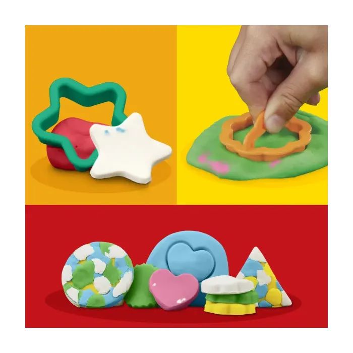 Набор для творчества Hasbro Play-Doh Основи E8534 Fundamentals shape (E8530_E8534) изображение 8