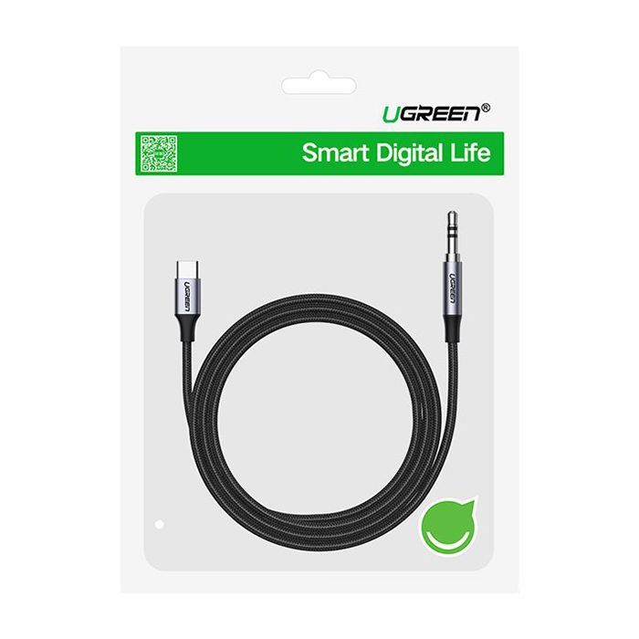 Кабель мультимедийный USB-C to 3.5mm M 1.0m CM450 Ugreen (20192) изображение 3