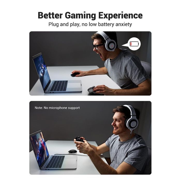 Кабель мультимедийный USB-C to 3.5mm M 1.0m CM450 Ugreen (20192) изображение 7