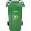 Контейнер для сміття Домівка 240L-E Зелений 240 л (000033124)