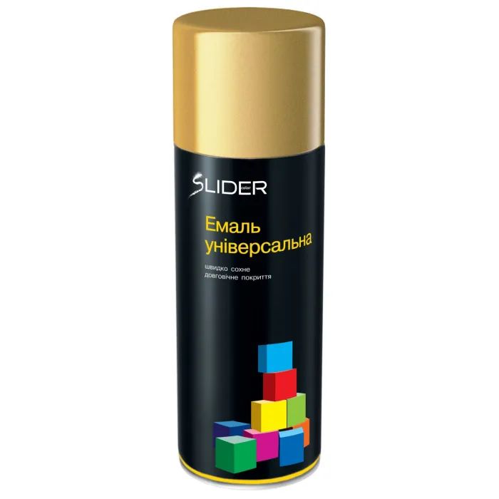 Аэрозольная краска для автомобиля SLIDER золотиста, 400мл (000005246)