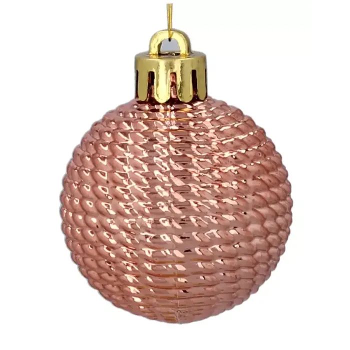 Елочная игрушка Chomik пластикові кульки компл. 31шт, 3см, рожево-пудрові (5900779877160_2) изображение 2