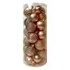 Елочная игрушка Chomik пластикові кульки компл. 31шт, 3см, рожево-пудрові (5900779877160_2)