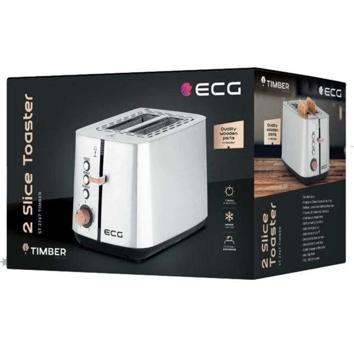 Тостер ECG ST 2767 Timber изображение 11