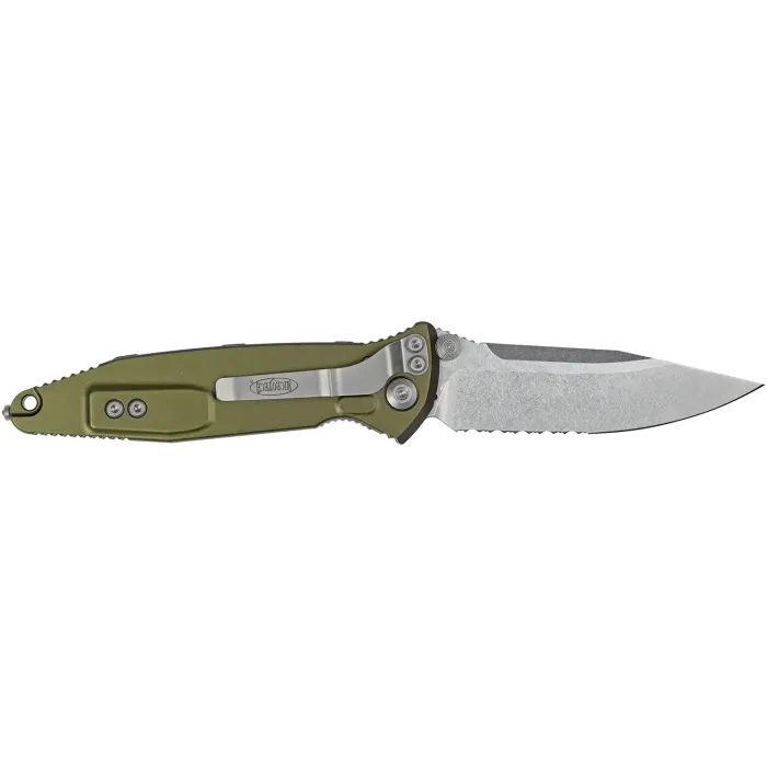 Ніж Microtech Socom Elite Drop Point PS Stonewash OD Green (160-11OD) зображення 2