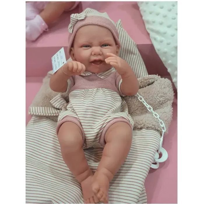 Пупс Antonio Juan Карла в одеяле с мягким виниловым телом 42 см (5081) изображение 10