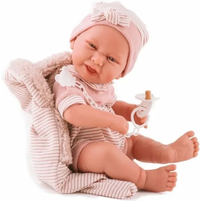 Пупс Antonio Juan Карла в одеяле с мягким виниловым телом 42 см (5081) изображение 3