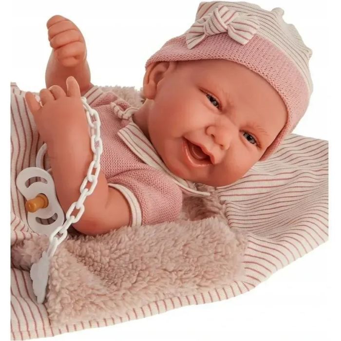 Пупс Antonio Juan Карла в одеяле с мягким виниловым телом 42 см (5081) изображение 4