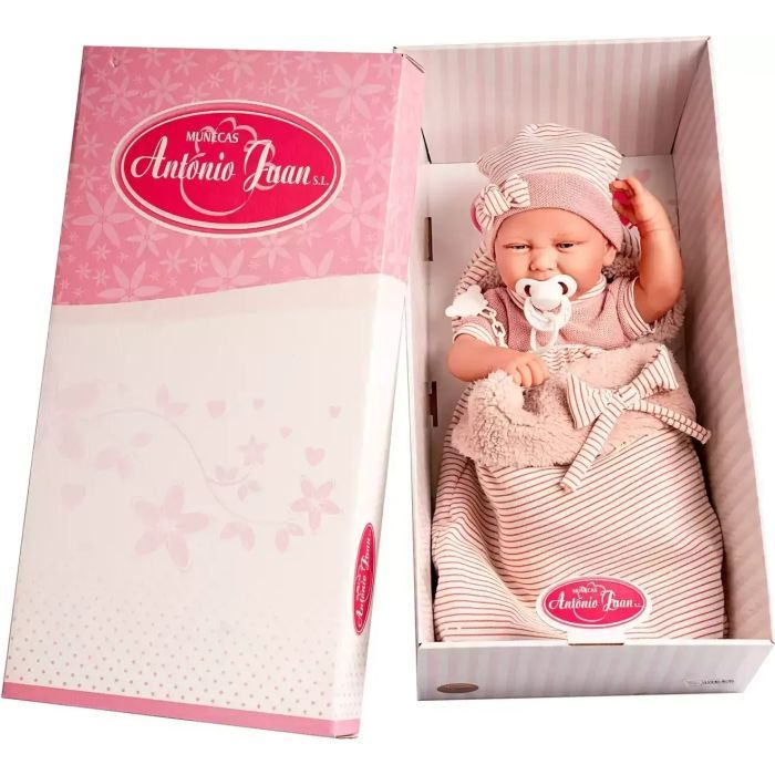 Пупс Antonio Juan Карла в одеяле с мягким виниловым телом 42 см (5081) изображение 5
