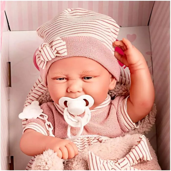 Пупс Antonio Juan Карла в одеяле с мягким виниловым телом 42 см (5081) изображение 6