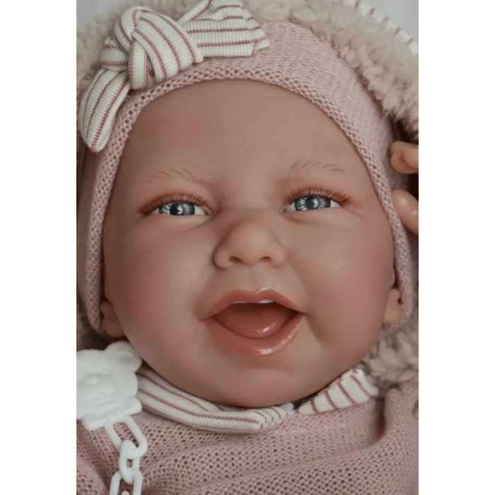 Пупс Antonio Juan Карла в одеяле с мягким виниловым телом 42 см (5081) изображение 7