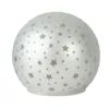 Украшение декоративное Chomik світильник Куля, скляний, LED 12x11см, білий (5900779881839)