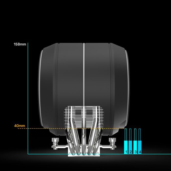 Кулер для процессора Zalman ZET5BLACK изображение 13
