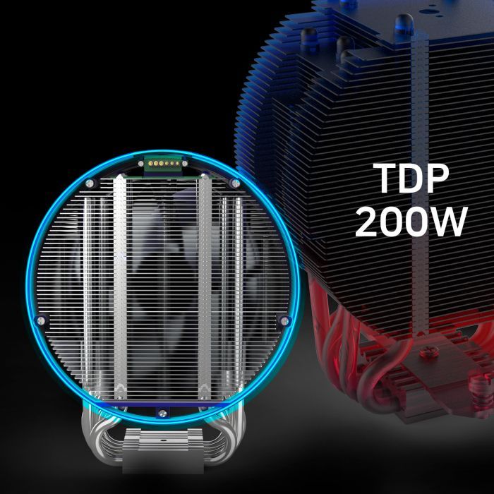 Кулер для процессора Zalman ZET5BLACK изображение 6