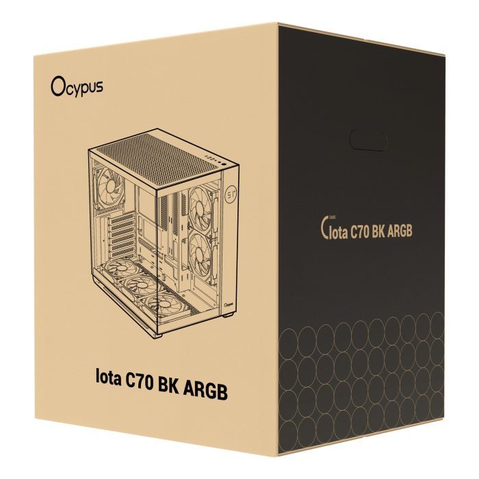 Корпус OCYPUS IOTA C70 BK ARGB (IOTA-C70-BKD600XX-GL) зображення 11