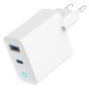 Зарядное устройство Gembird 1xUSB-C PD30W + 1xUSB QC3.0 LED white (TA-UC-PDQC30L-W-01) изображение 3