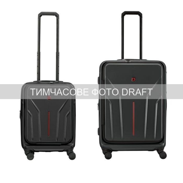 Набор чемоданов Wenger Amplix Hardside (S+M), чорні (653332)