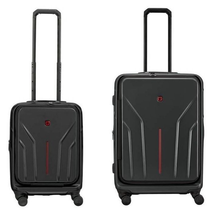 Набір валіз Wenger Amplix Hardside (S+M), чорні (653332)