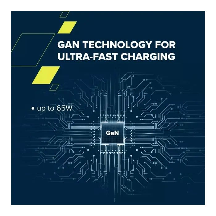 Зарядное устройство Canyon 1xUSB-C PD65W + 1xUSB QC3.0 + cable USB-C to USB-C white (CNS-CURC65ACW) изображение 8