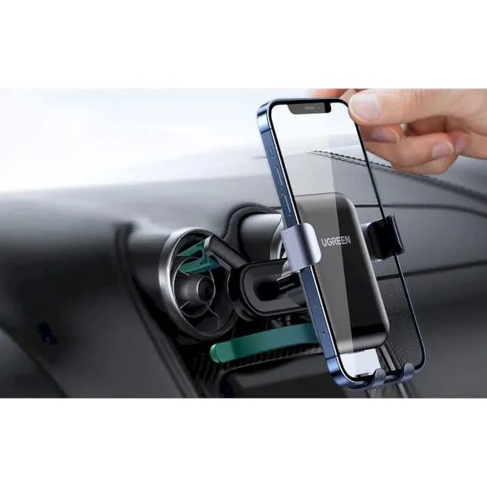 Универсальный автодержатель Ugreen LP274 Gravity Phone Holder for Round Air Vent Black (30401) изображение 4