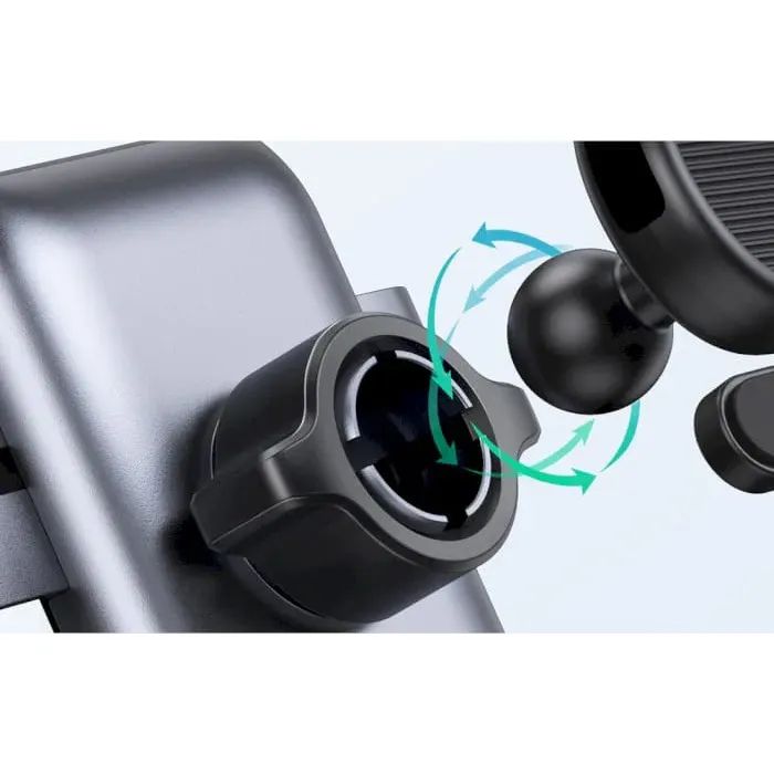 Универсальный автодержатель Ugreen LP274 Gravity Phone Holder for Round Air Vent Black (30401) изображение 6