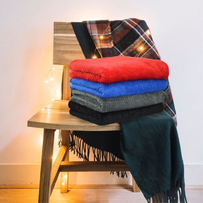 Плед Bergamo Diamond червоний 130 х 180 см (70030205-02) зображення 5