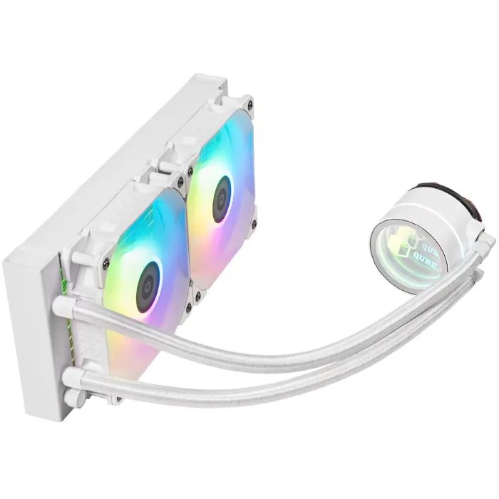 Система жидкостного охлаждения Qube ZT-240 white изображение 2