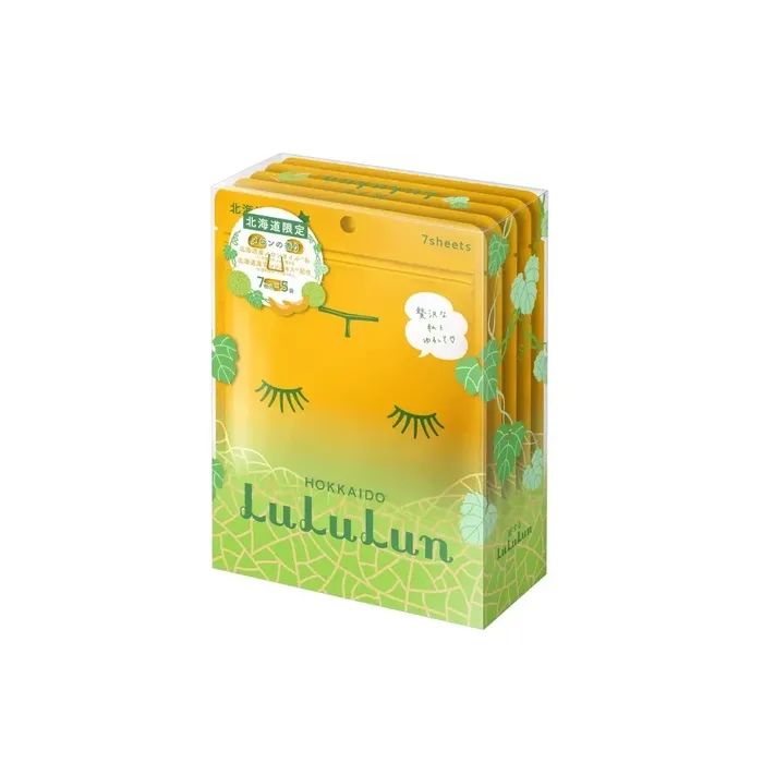 Маска для лица Lululun Premium Face Mask Дыня из Хоккайдо 7 шт (4582305065831)
