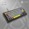 Клавиатура Ajazz AK650 Moon Yellow Switch USB UA Black/Grey/Yellow (AK650-MY-GWY) изображение 15