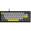 Клавиатура Ajazz AK650 Moon Yellow Switch USB UA Black/Grey/Yellow (AK650-MY-GWY)
