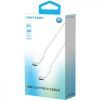 Дата кабель USB-C to USB-C 1.0m 60W white VENTION (TRCWF) зображення 3